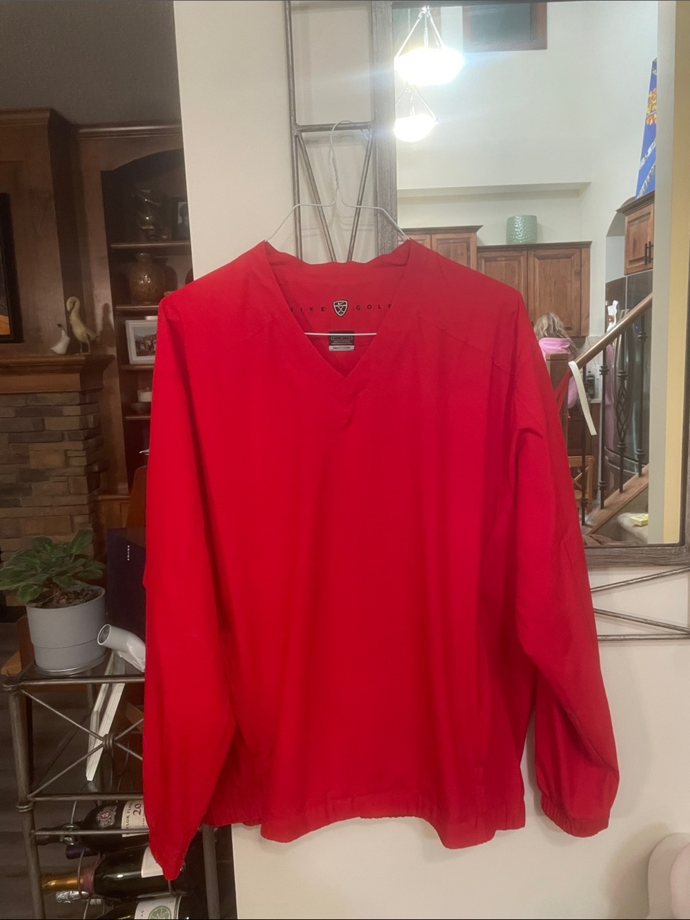 Nike golf vintage mens red sweater